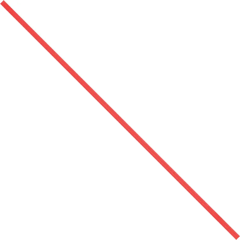 7 x 5/32" Red Paper Twist Ties (PBT7R) Case Of 2000