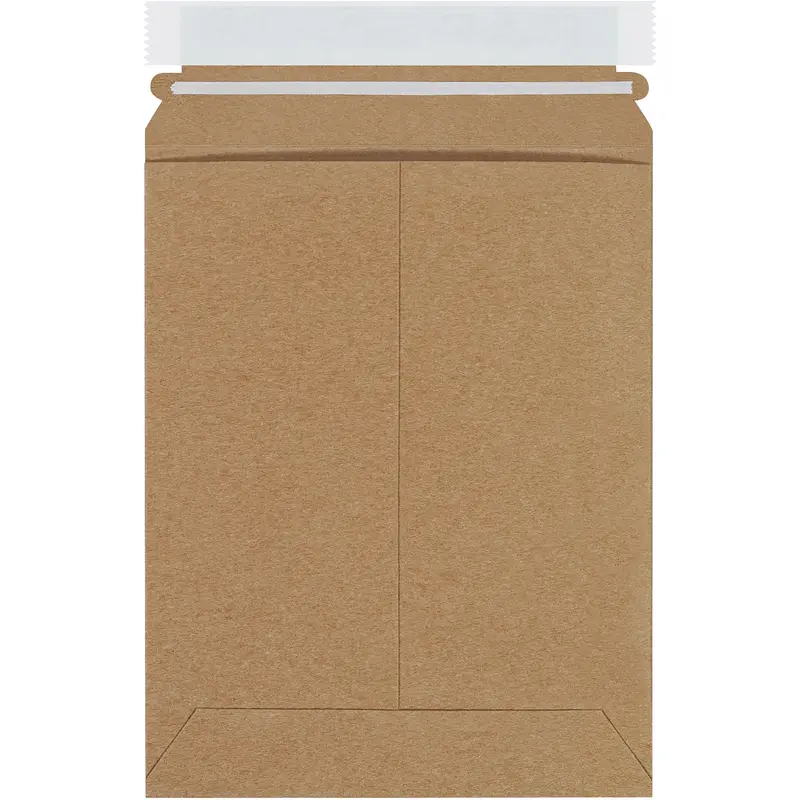 7 x 9" Kraft Self-Seal Stayflats Plus Mailers (RM10K) Case Of 100