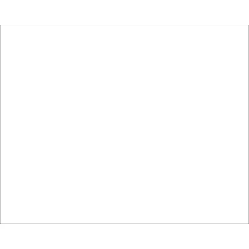 8 x 10" - White Block Out Labels (DL1385W) Roll Of 250