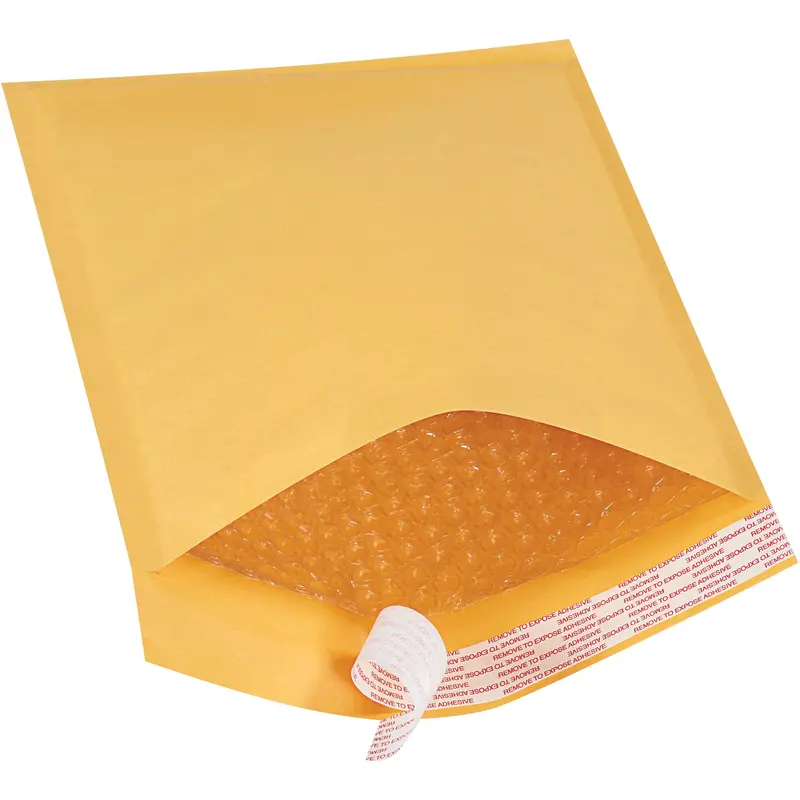 8 1/2 x 12" Kraft #2 Self-Seal Bubble Mailers (B855SS) Case Of 100
