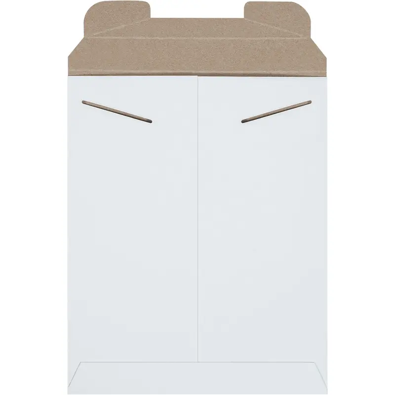 9 3/4 x 12 1/4" White Stayflats Mailers (RM5W) Case Of 100
