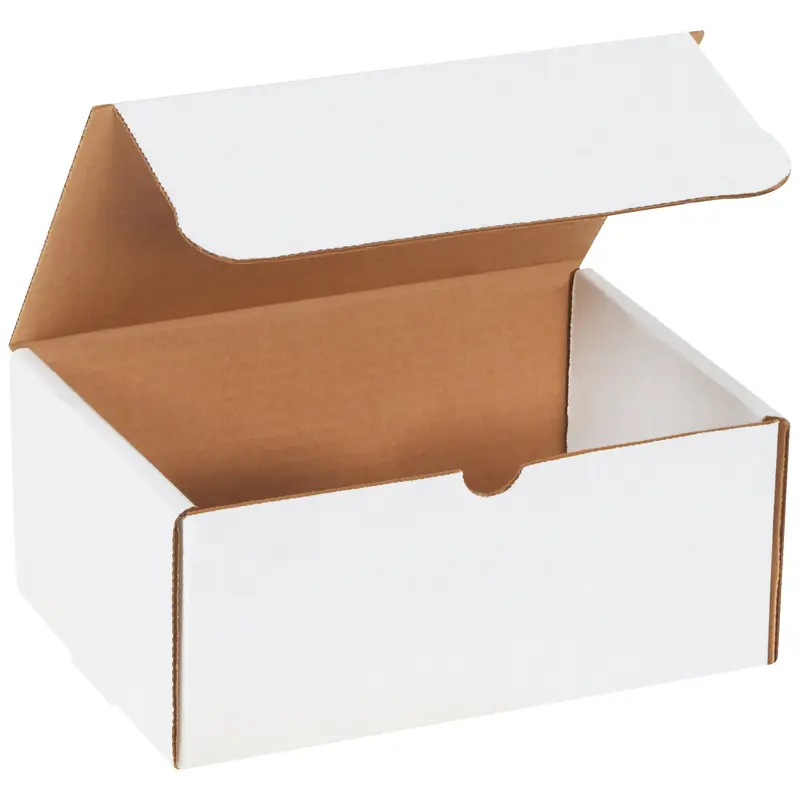 9 x 6 1/4 x 4" White Literature Mailers (M964) Bundle Of 50