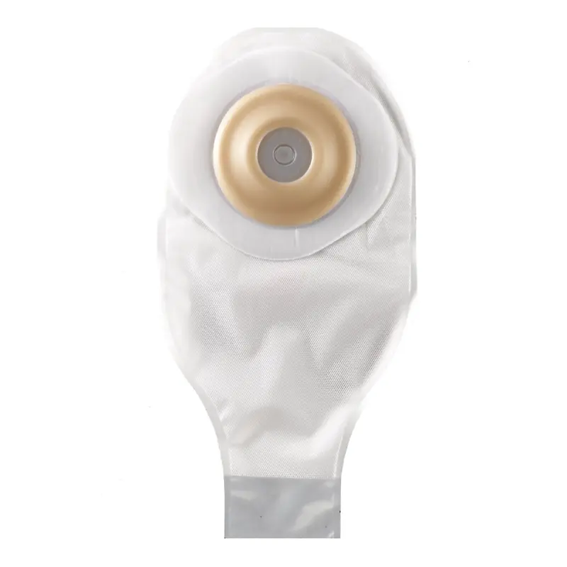 ActiveLife Colostomy Pouch One-Piece System 12 Inch Length Flat, Pre-Cut 1-3/8 Inch Stoma Drainable (221986_BX) 5/BX