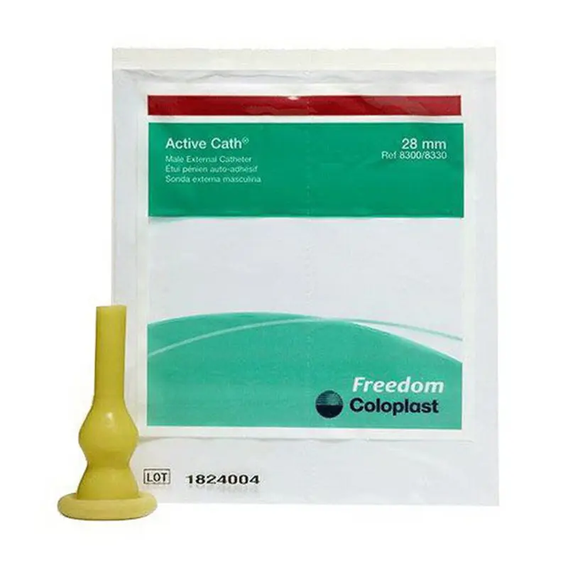 Active Cath Male External Catheter Self-Adhesive Strip Latex Medium (179395_EA) 1/EA