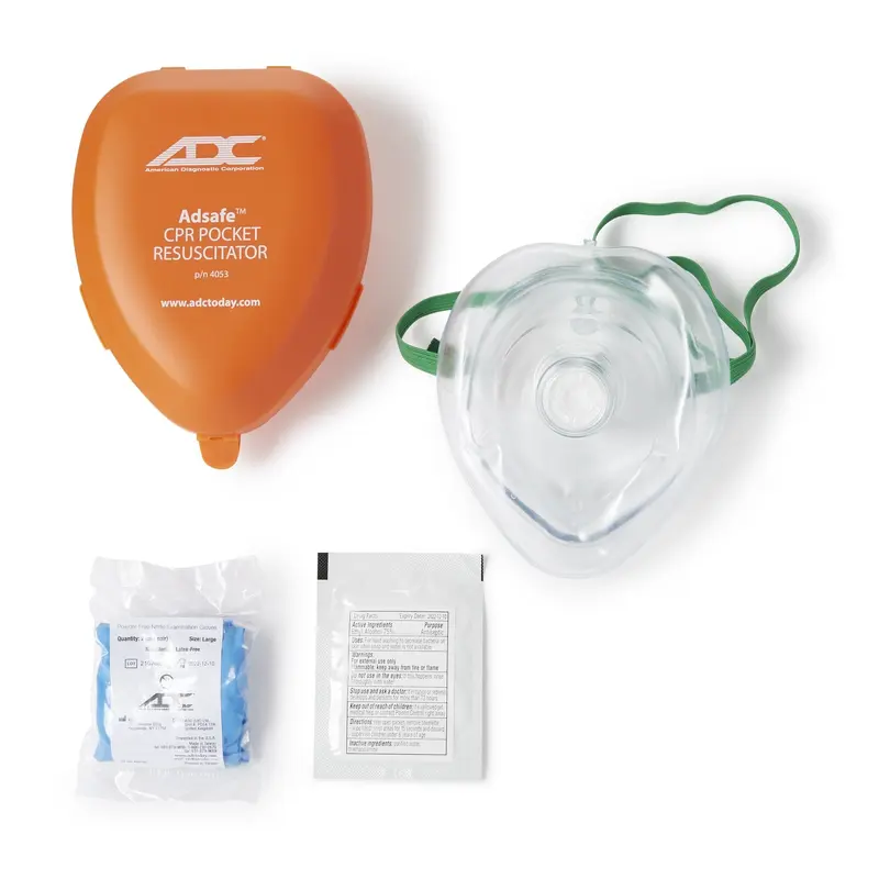 Adsafe CPR Face Mask with Case (554356_EA) 1/EA