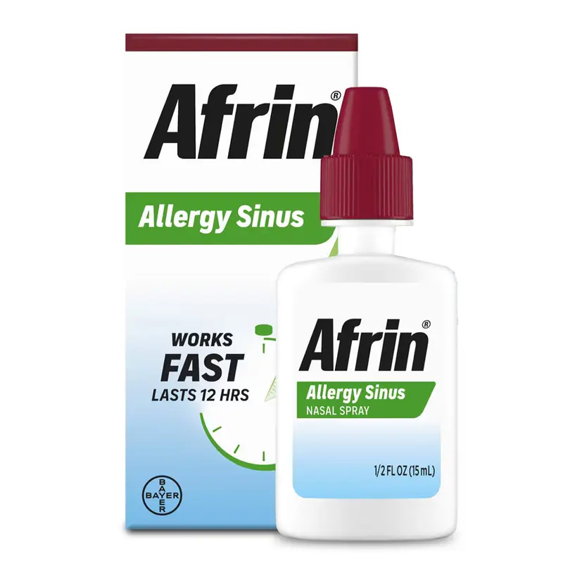 Afrin Allergy Sinus Sinus Relief 0.05% Strength Nasal Spray 15 mL (1008194_EA) 1/EA