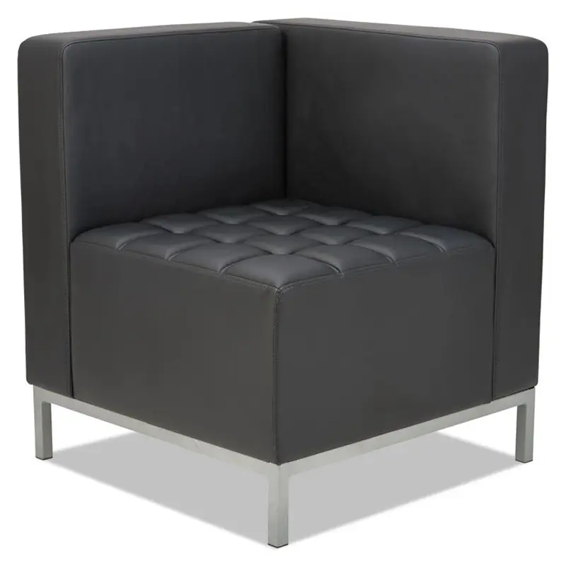 Alera Alera QUB Series Corner Sectional, 26.38w x 26.38d x 30.5h, Black (ALEQB8016) Each