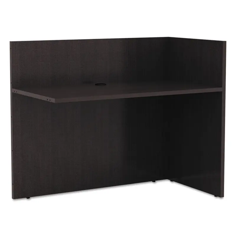 Alera Alera Valencia Reversible Reception Return, 44.13w x 23.63d x 41.5h, Espresso (ALEVA324424ES) Each
