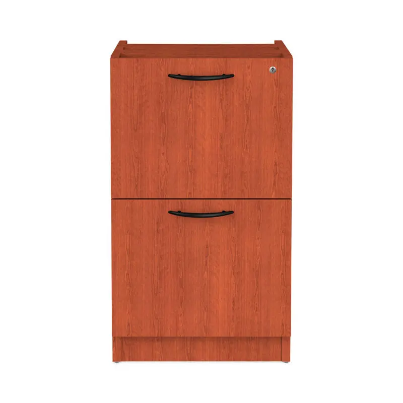 Alera Alera Valencia Series Full Pedestal File, Left/Right, 2 Legal/Letter-Size File Drawers, Medium Cherry, 15.63" x 20.5" x 28.5" (ALEVA542822MC) Each