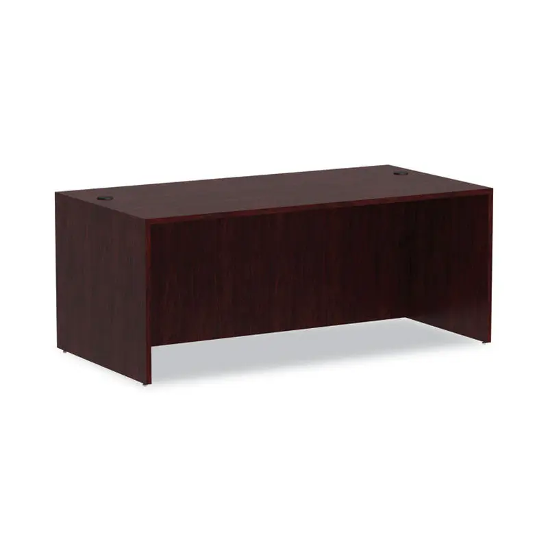 Alera Alera Valencia Series Straight Front Desk Shell, 71" x 35.5" x 29.63", Mahogany (ALEVA217236MY) Each