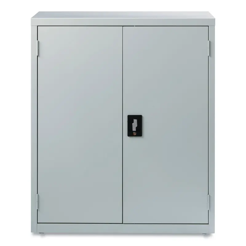 Alera Economy Assembled Storage Cabinets, 3 Shelves, 36" x 18" x 42", Light Gray (ALEHCM4218LG) Each