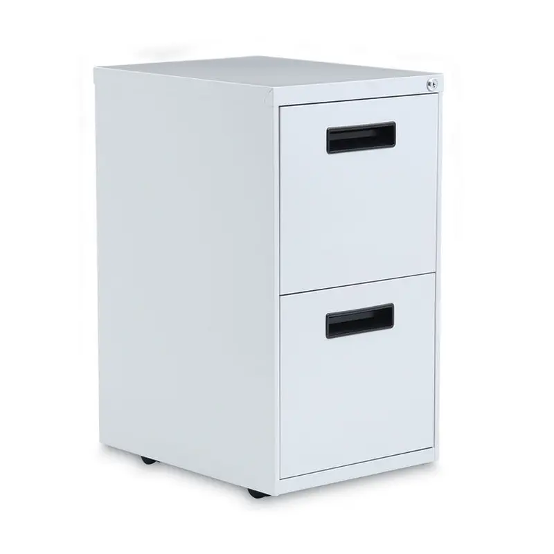Alera File Pedestal, Left or Right, 2 Legal/Letter-Size File Drawers, Light Gray, 14.96" x 19.29" x 27.75" (ALEPAFFLG) Each
