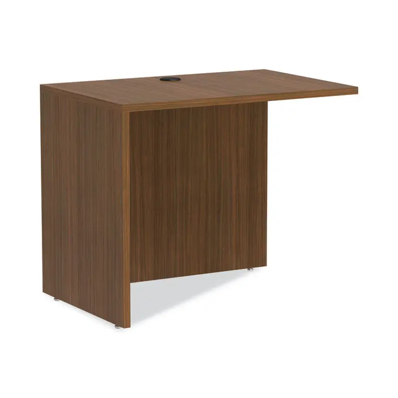 Alera Alera Valencia Series Reversible Return/Bridge Shell, 35w x 23.63d x 29.5h, Modern Walnut (ALEVA353624WA) Each