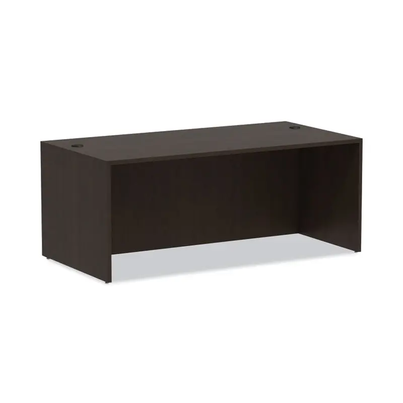 Alera Alera Valencia Series Straight Front Desk Shell, 71" x 35.5" x 29.63", Espresso (ALEVA217236ES) Each