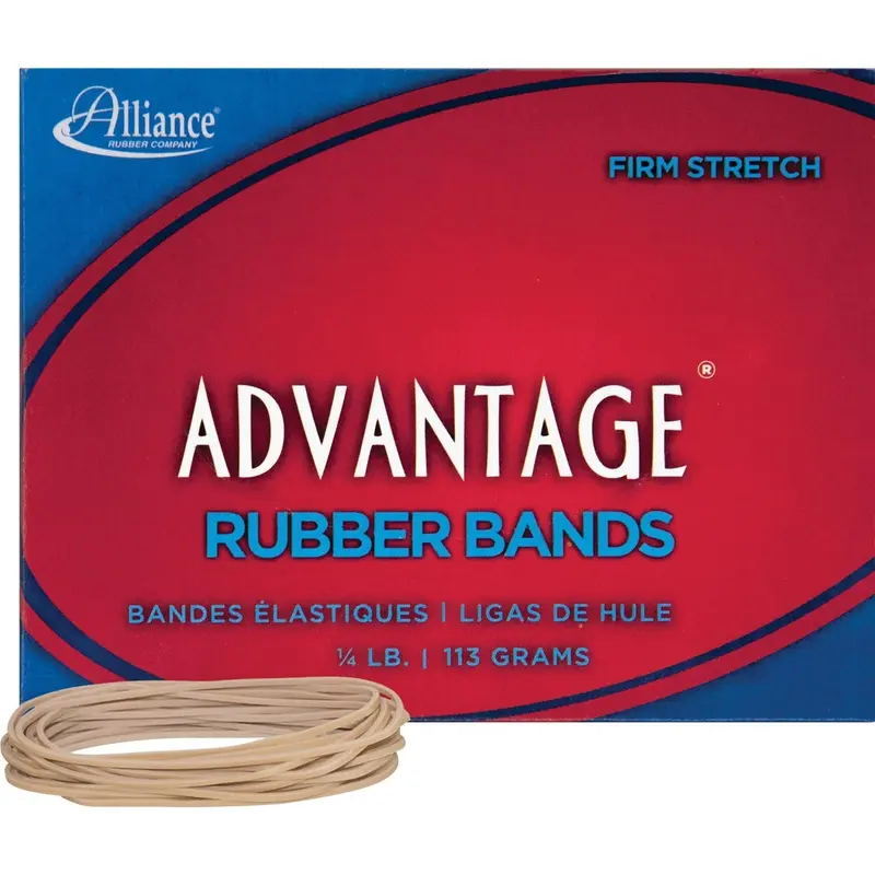 Alliance Rubber Rubber Bands, Size 19, 1/4 lb., 3 1/2" x 1/16", Advantage (ALL26199) Each