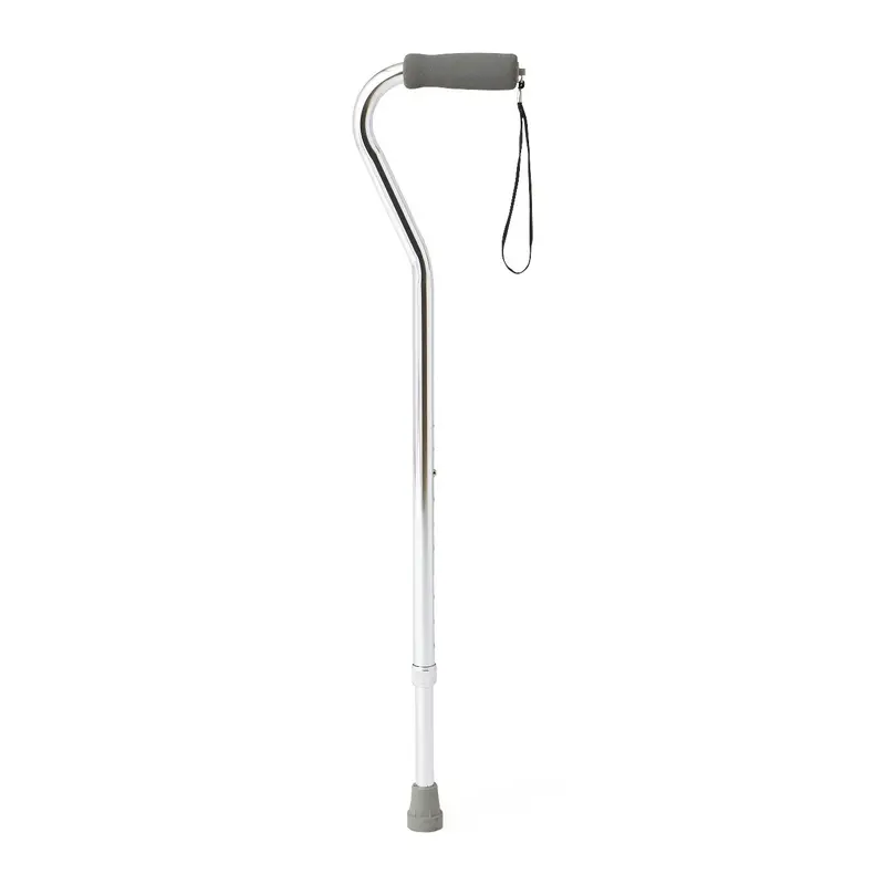 Aluminum Fashion Cane with Offset Handle, Chrome, 1 EA (MDS86420CHRH1) Each