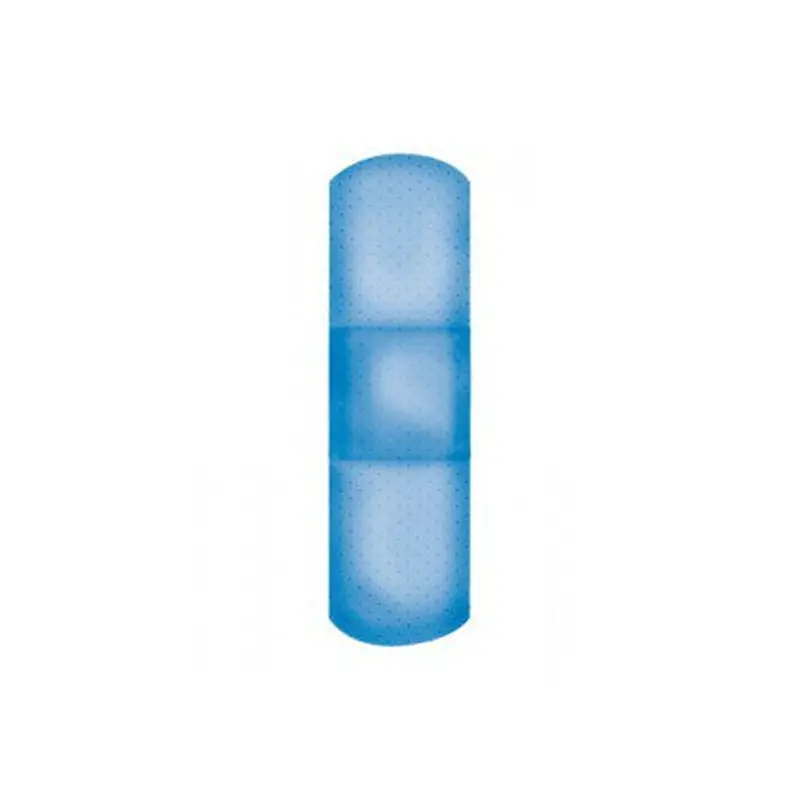 American White Cross Metal Detectable Adhesive Strip 1 X 3 Inch Fabric Rectangle Blue Sterile (1094539_CS) 1200/CS