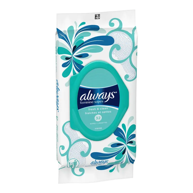 Always Refresh Feminine Hygiene Wipe Soft Pack Fresh Scent 32 Count (1231751_PK) 32/PK