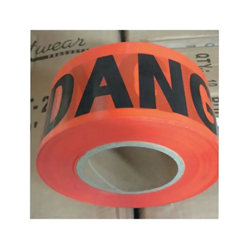Anchor Brand Economy Barrier Tape, 3 in x 1,000 ft, Red, Danger (101-R10003) Each