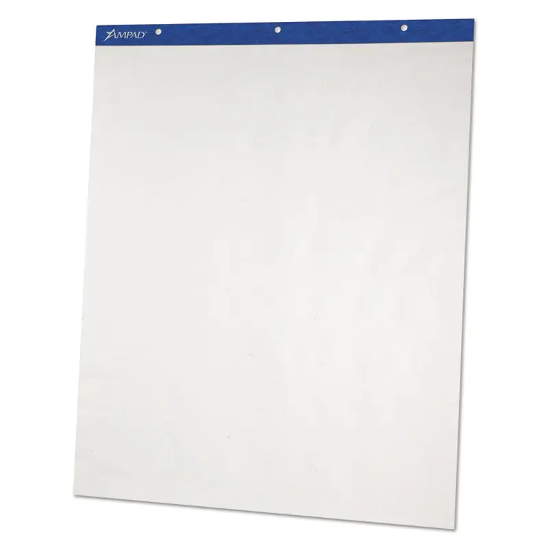 Ampad Flip Charts, Unruled, 27 x 34, White, 50 Sheets, 2/Carton (TOP24028) Pack of 2