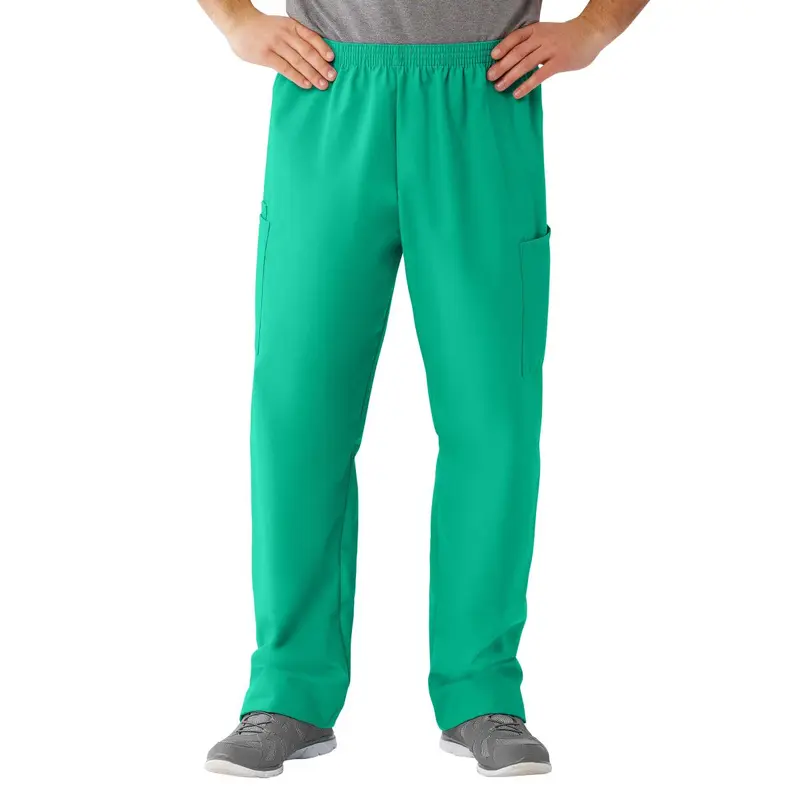 AngelStat Unisex Cargo Scrub Pants with Elastic Waist, Jade, Regular Inseam, Size 4XL, 1 EA (674NTJ4XLM) Each