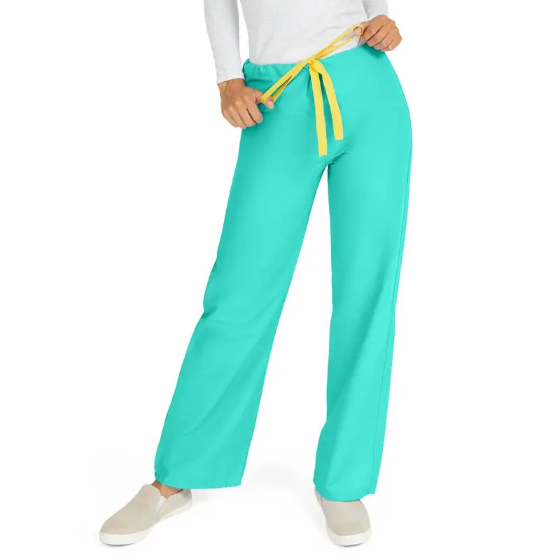 AngelStat Unisex Reversible Scrub Pants with Drawstring Waist, Jade, Size S, Angelica Color Code, 1 EA (M600NTJS-CA) Each