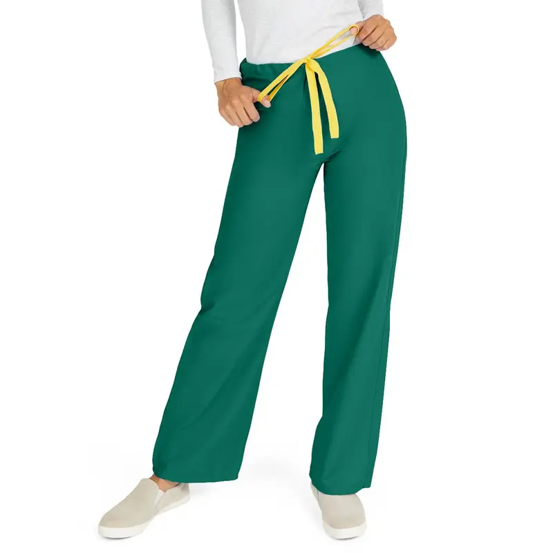 AngelStat Unisex Reversible Scrub Pants with Drawstring Waist, Hunter, Size 5XL, Angelica Color Code, 1 EA (600NHG5XL-CA) Each