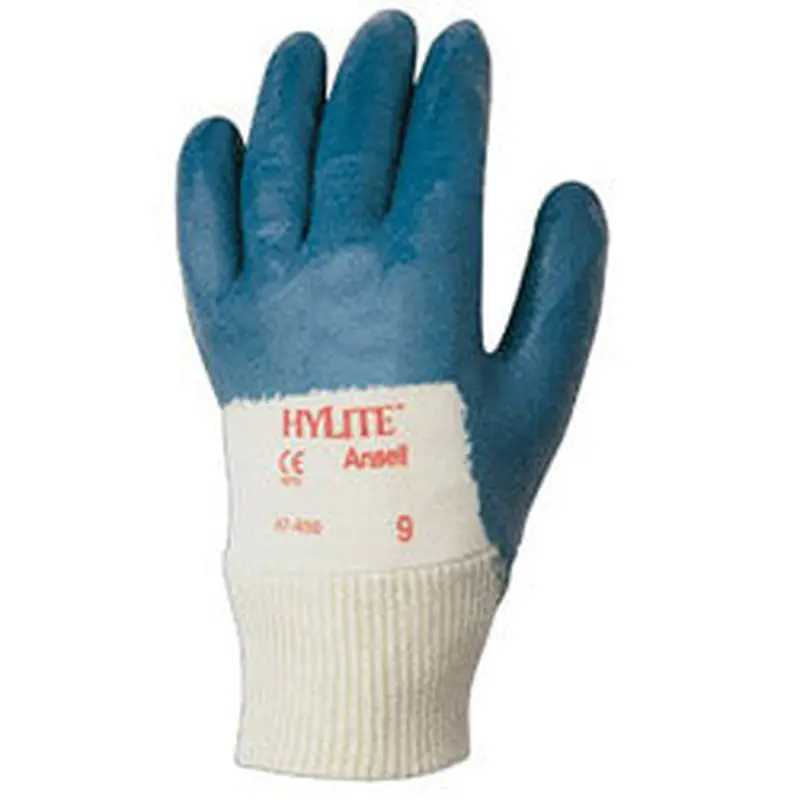 Ansell HyLite Palm Coated Gloves, 7, Blue (012-47-400-7) 12 Pairs