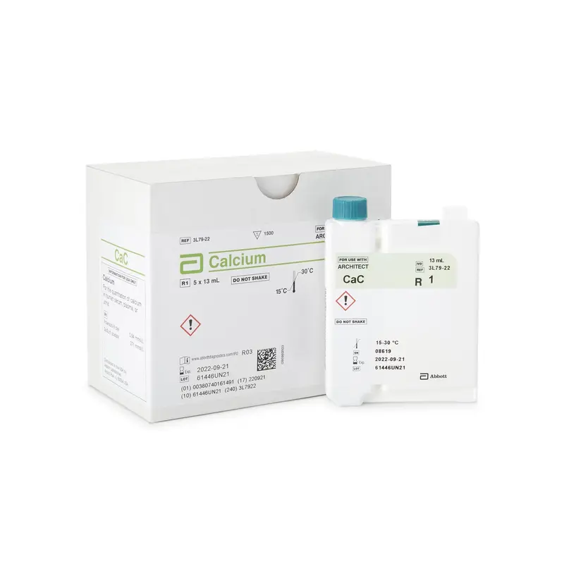Architect General Chemistry Reagent Calcium For Architect c16000 Analyzer 1,500 Tests (863784_BX) 1/BX