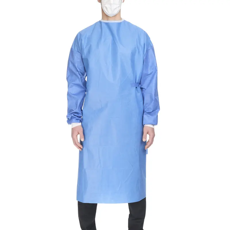 Astound Non-Reinforced Surgical Gown with Towel X-Large Blue Sterile AAMI Level 3 Disposable (273638_EA) 1/EA