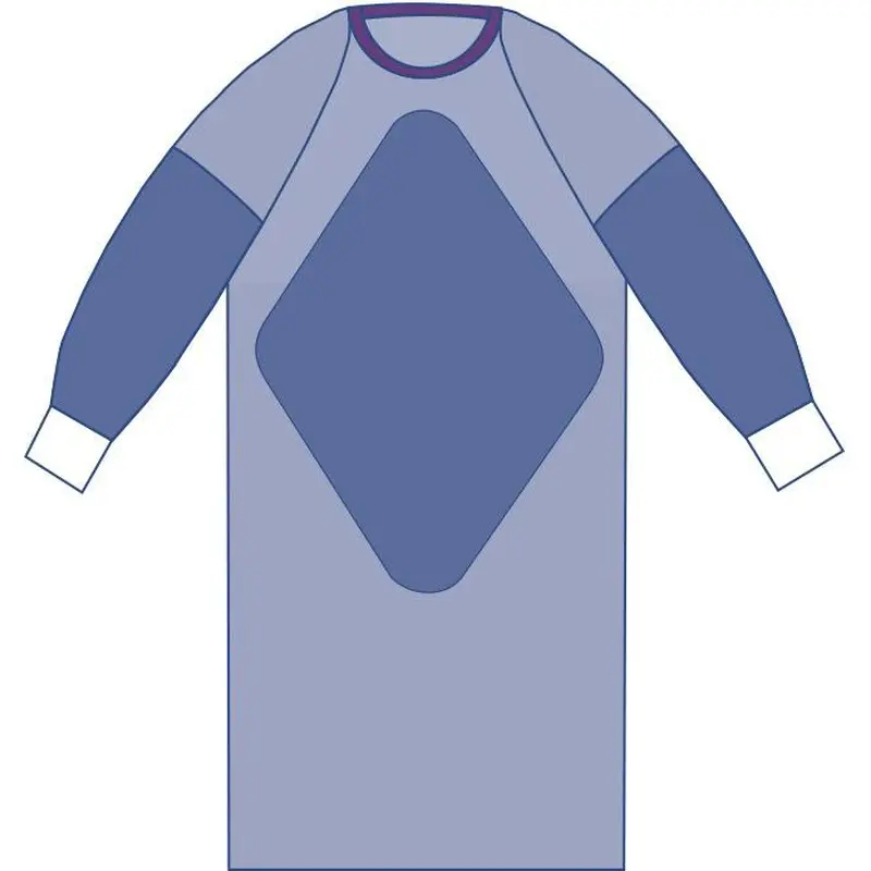 Aurora Fabric-Reinforced Gown with Raglan Sleeves, Sterile, Size L, 30/CS (DYNJP2804) Case of 30