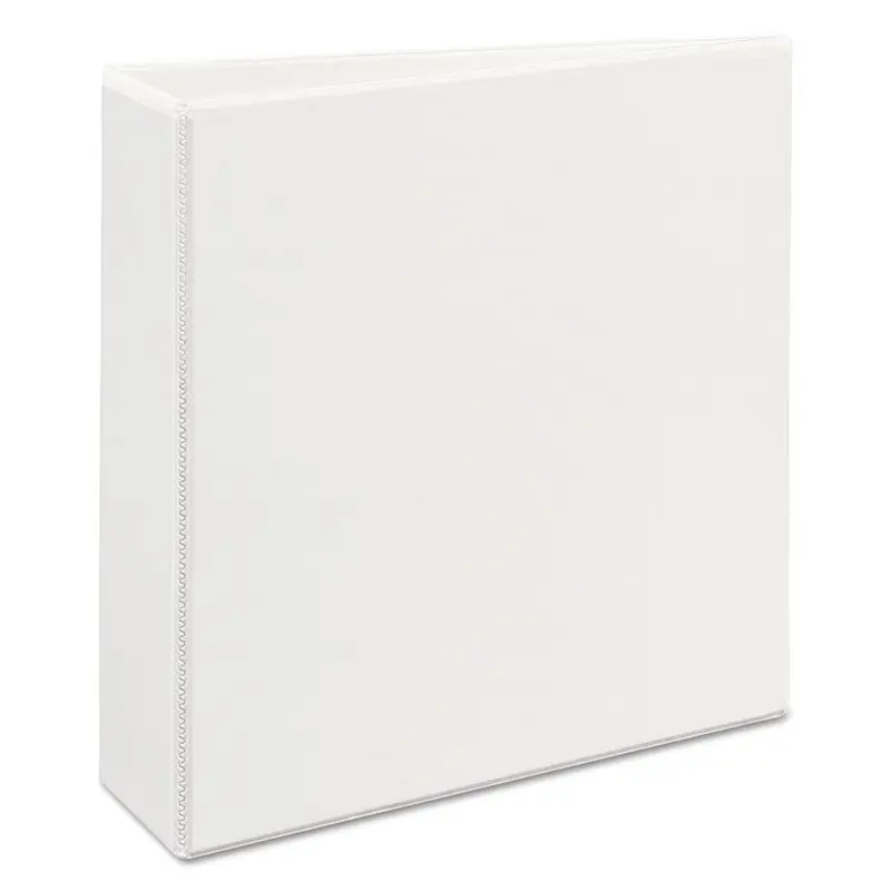 Avery Heavy-Duty View Binder with DuraHinge, One Touch EZD Rings and Extra-Wide Cover, 3 Ring, 3" Capacity, 11 x 8.5, White, (1321) (AVE01321) Each