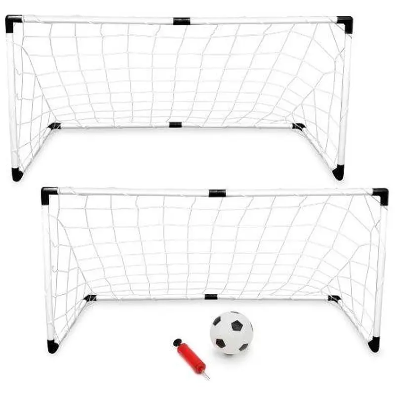 2-Pack Youth Soccer Goals with Soccer Ball and Pum