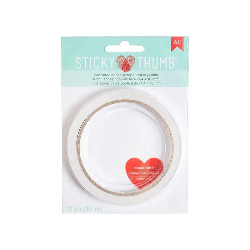 ADHESIVE AC DOUBLE-SIDED TAPE 1/4IN 11YRD
