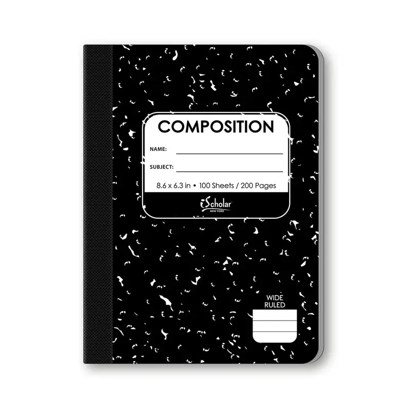 SP LIBRETA NEGRA MARBLE COMPOSITION PEQ 200 PG