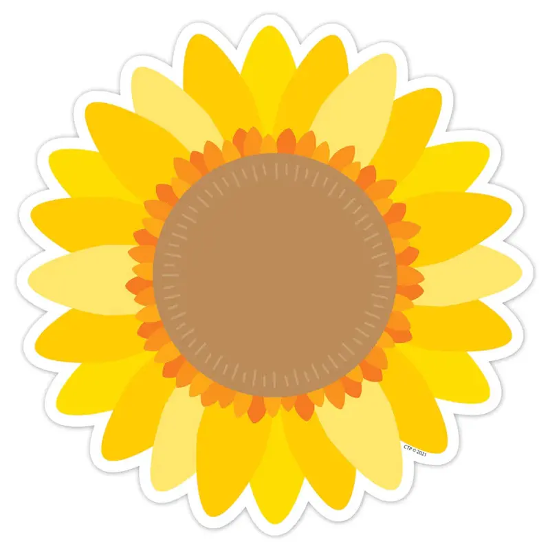 Sunflower 6" Designer Cut-Outs