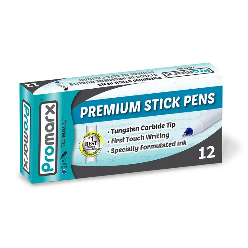 TC BALL PEN FINE STICK BLUE CJ.12