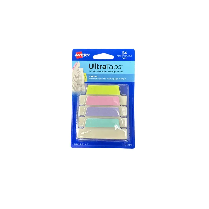 ULTRA TABS 24 MARGIN 2-SIDE PASTEL COLORS
