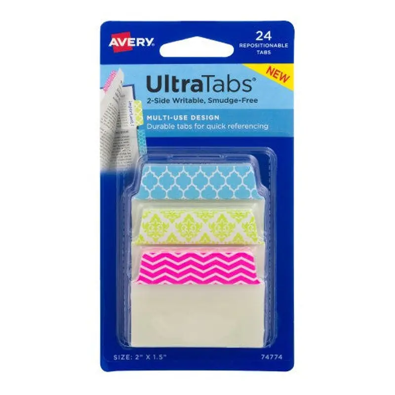 ULTRA TABS 24 MULTIUSE 2-SIDE ASSORTED DESIGNS
