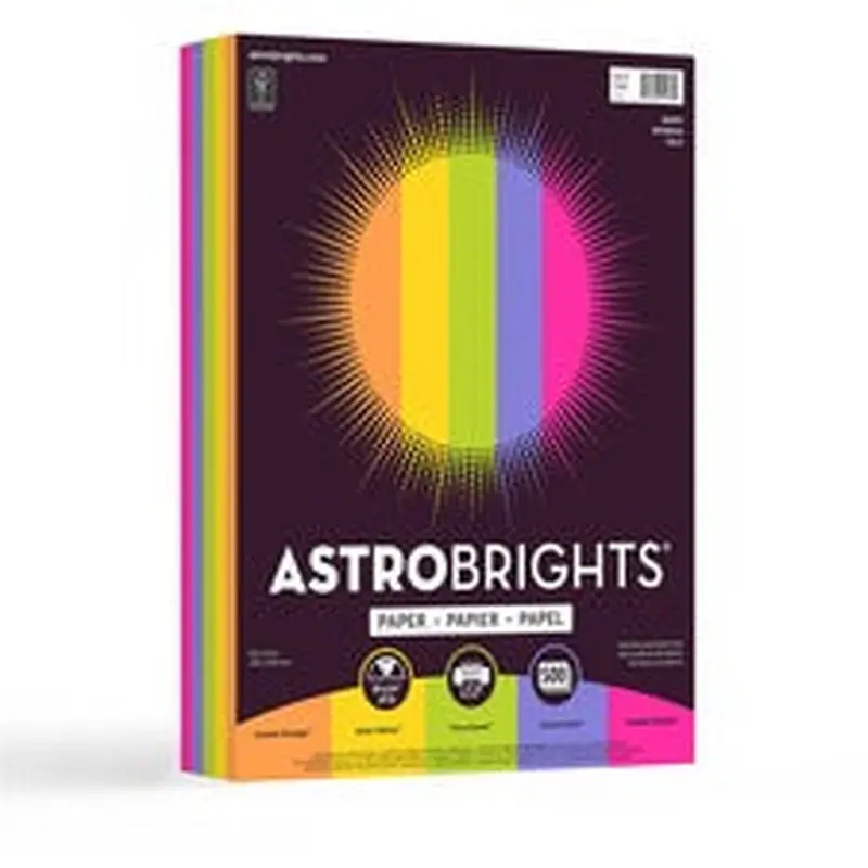 Astrobrights Inkjet, Laser Print Colored Paper