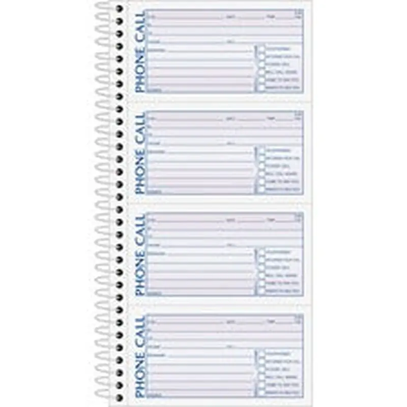 TOPS Spiral Carbonless While You Were Out Book