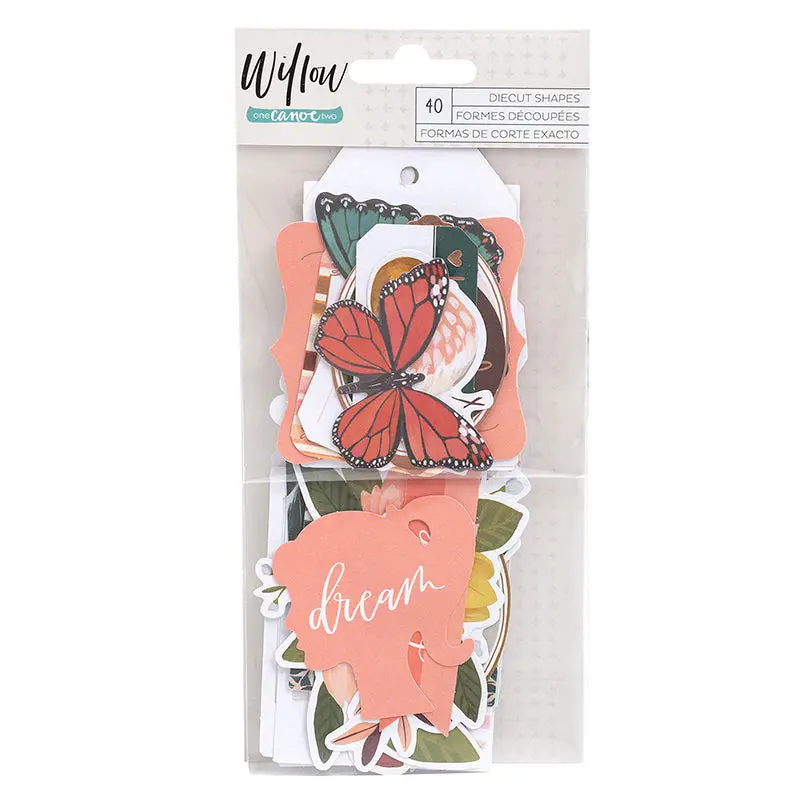 WILLOW COPPER FOIL EPHEMERA 40 PCS