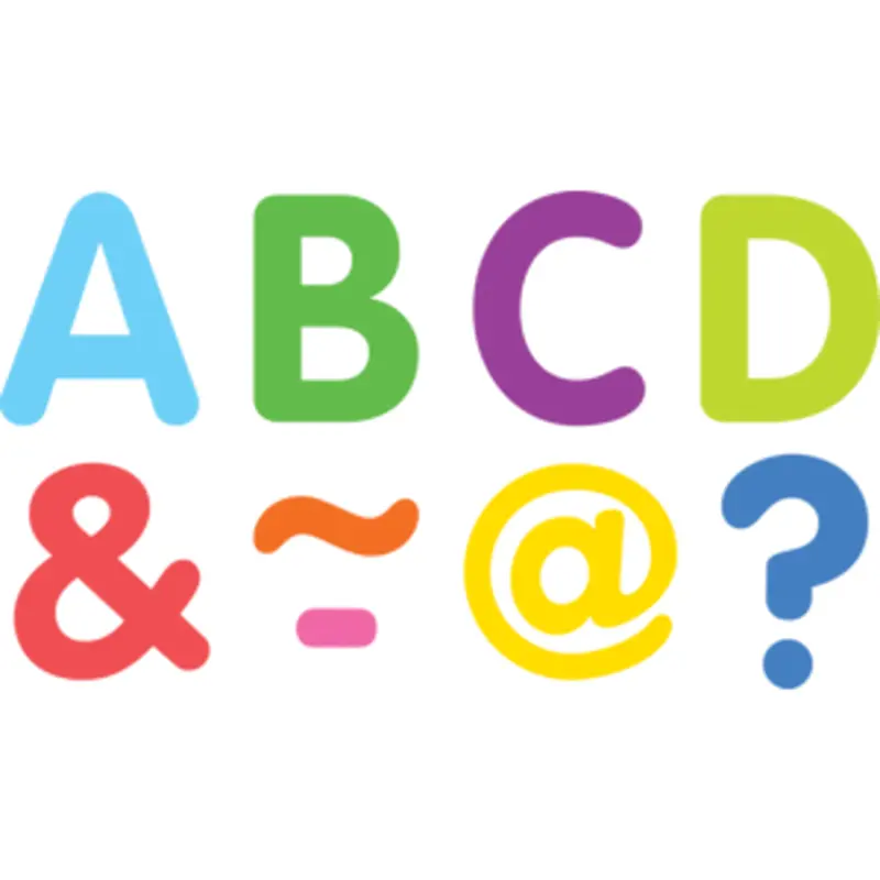 Teacher Created Colorful Classic 2" Magnetic Letters (TCR 77570)
