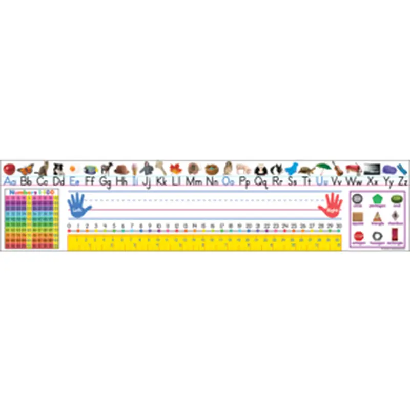 Teacher Created Colorful Traditional Printing Jumbo Name Plates (TCR 4777)