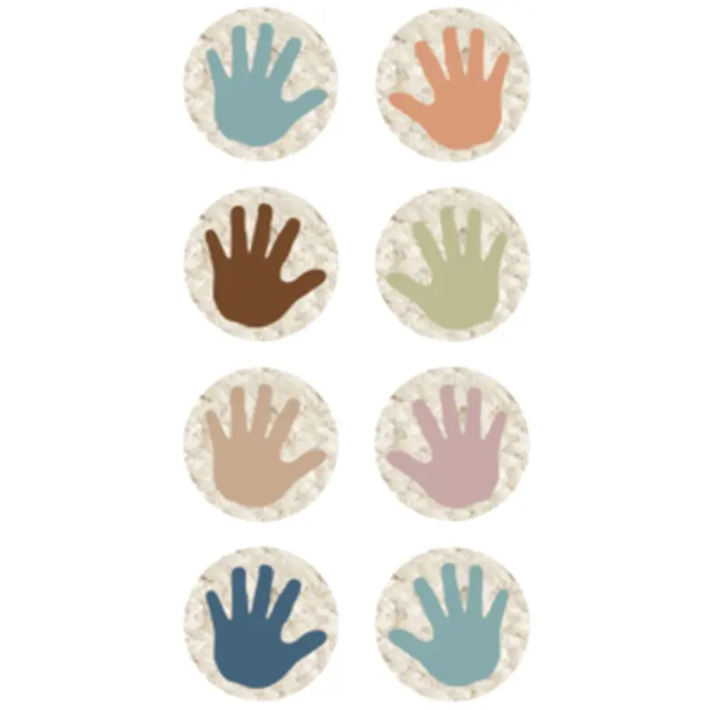 Teacher Created Everyone is Welcome Helping Hands Mini Stickers (TCR 7162)