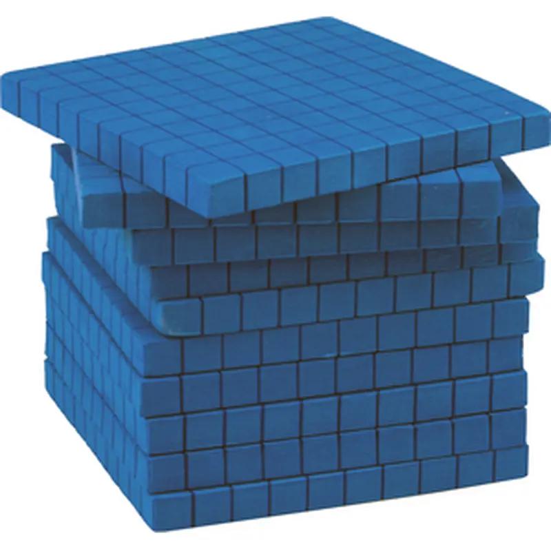 Teacher Created Foam Base Ten Hundreds Flats, Pack of 10 (TCR 20713)