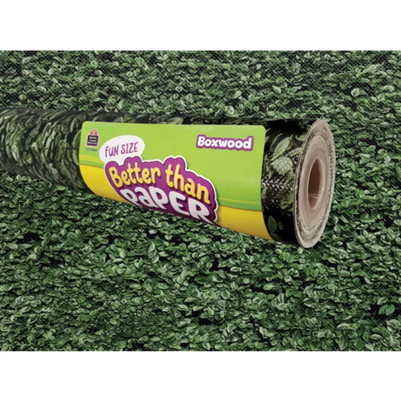Teacher Created Fun Size Boxwood Better Than Paper Bulletin Board Roll, 18" x 12" (TCR 77444)
