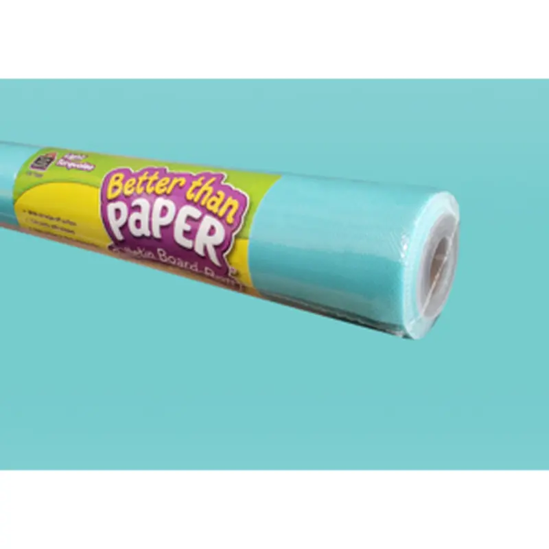 Teacher Created Light Turquoise Better Than Paper Bulletin Board Roll, 4' x 12'(TCR 77020)