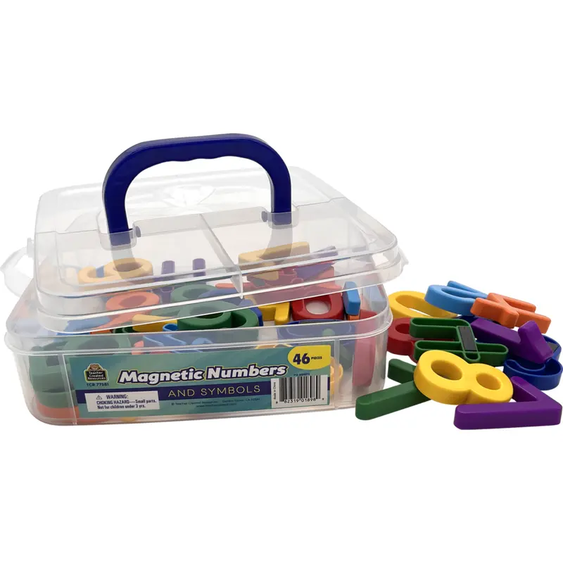 Teacher Created Magnetic Numbers and Symbols, 46 Pieces (TCR 77581)