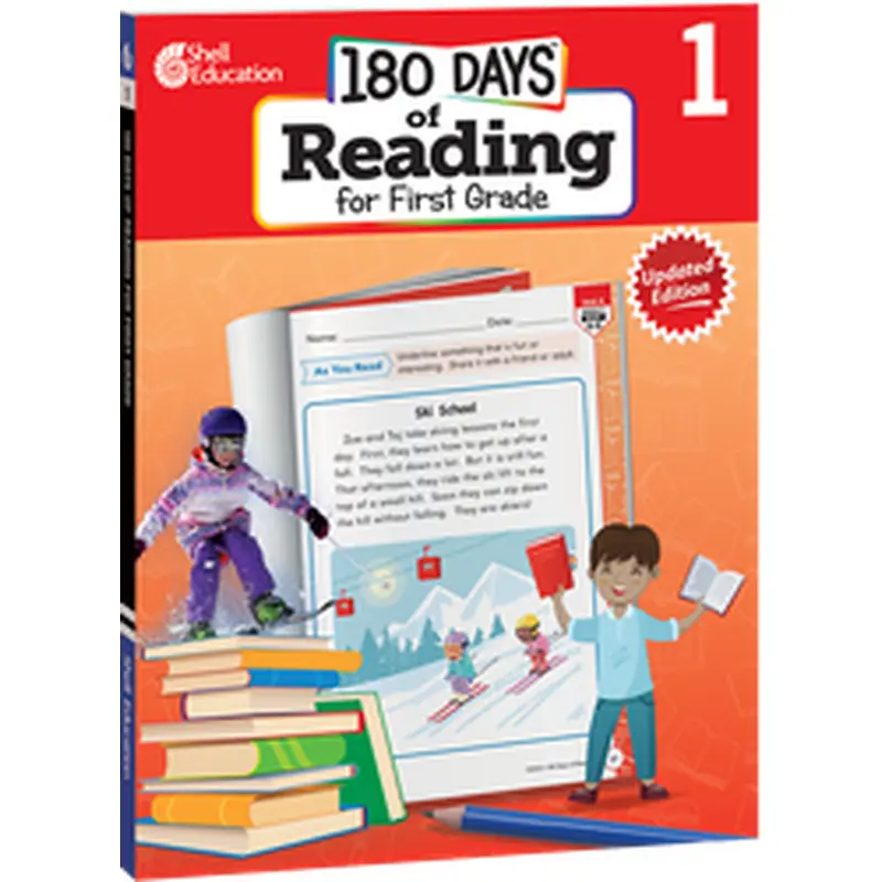 Teacher Created Materials 180 Days of Reading for First Grade, 2nd Edition (TCM 135043)